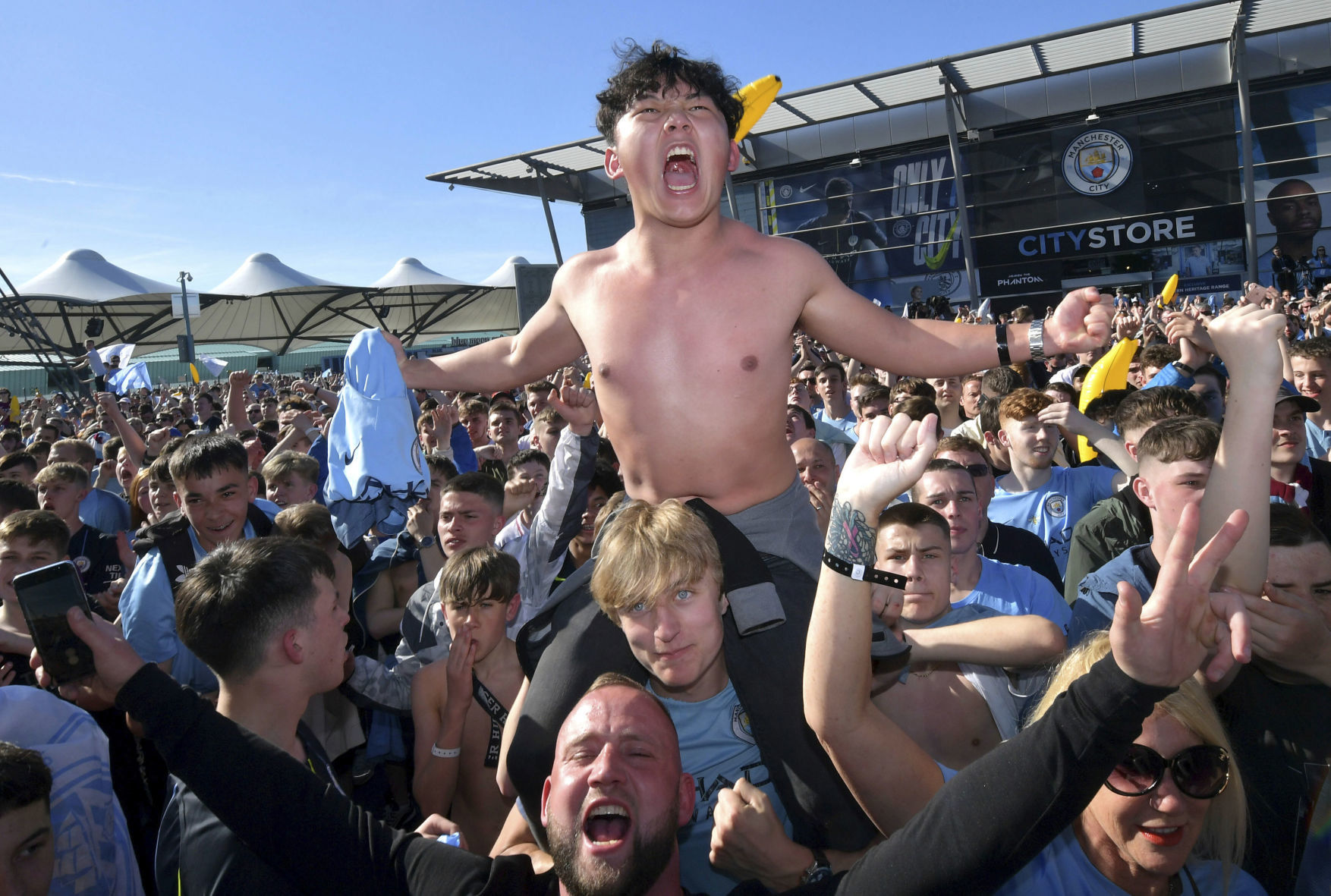 APTOPIX Britain Soccer Premier League